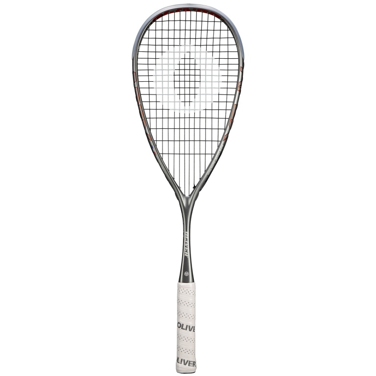 OLIVER Squashschläger Apex 5.0 Champion Edition (125g/ausgewogen) silber - besaitet -